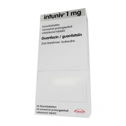 Интунив Intuniv ретард таб. 1мг N28 фото